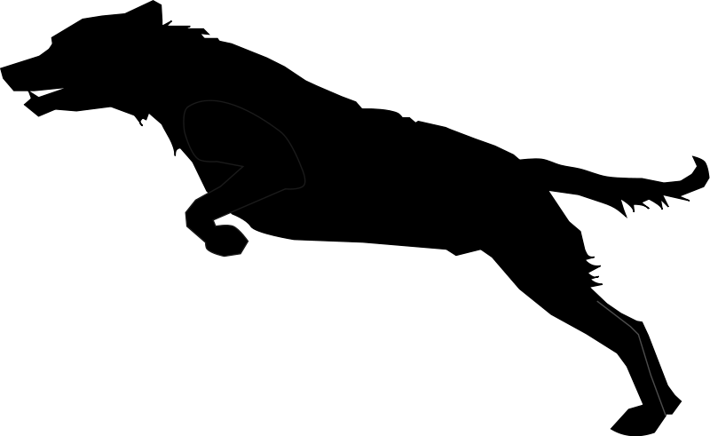 Abstract Black Background Dog Outline.jpg PNG