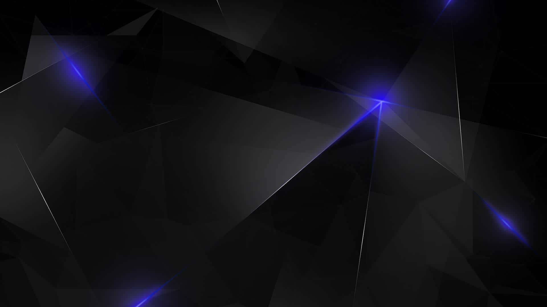 Abstract Black Blue Geometric Background Wallpaper