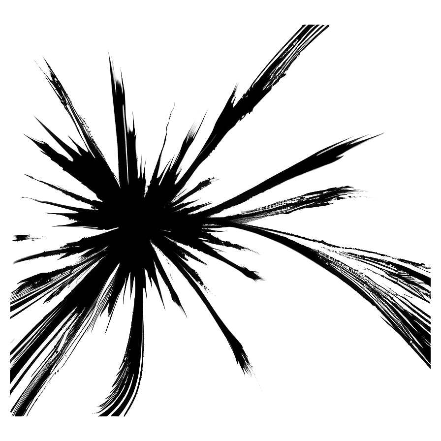 Abstract Black Blur Art Png 06252024 PNG