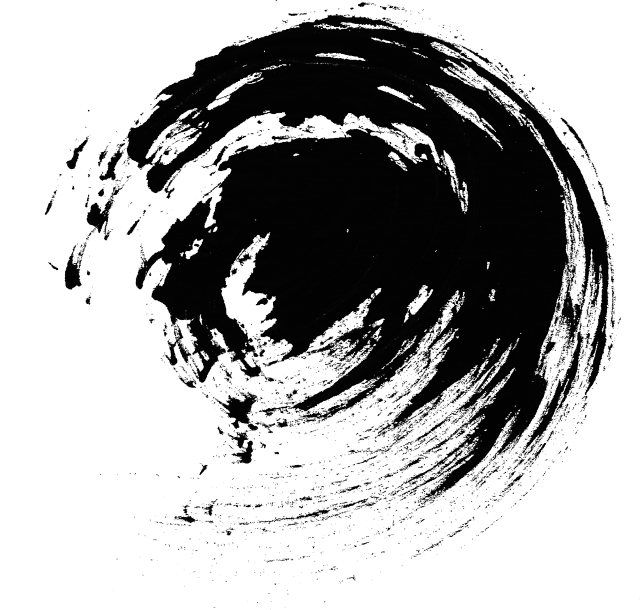 Abstract Black Brush Stroke PNG