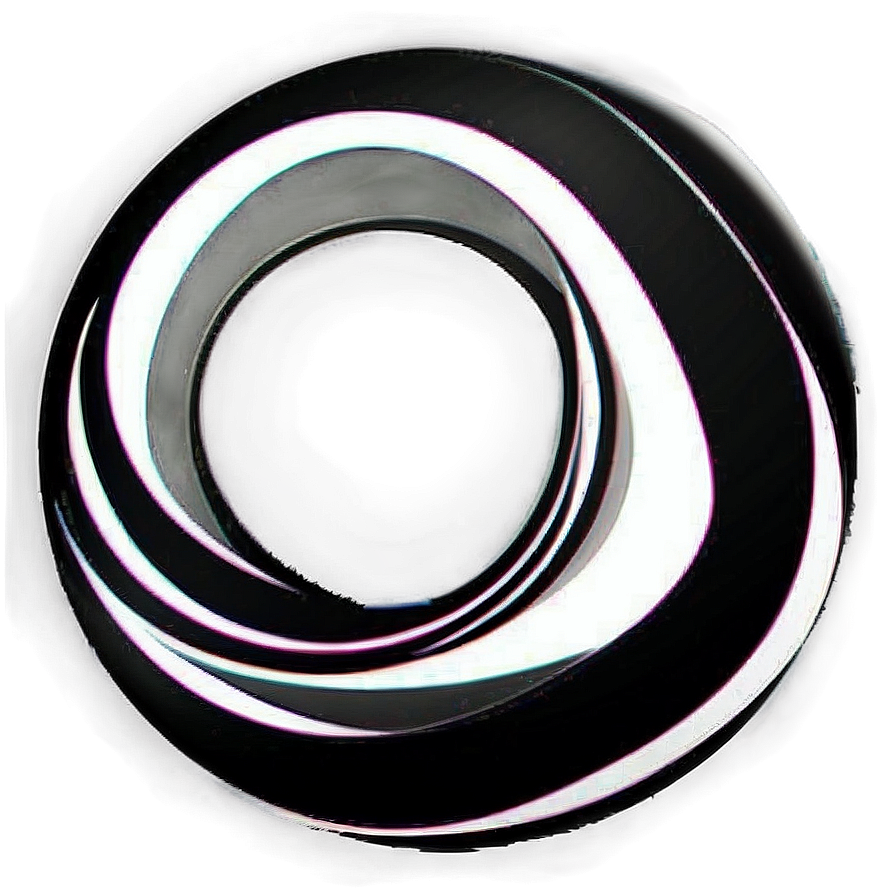 Abstract Black Circle Art Png 05252024 PNG