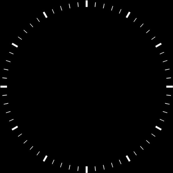 Abstract Black Circlewith White Marks PNG
