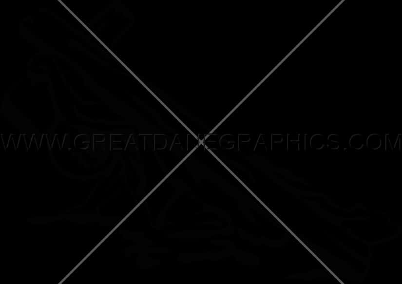 Abstract Black Cross Design PNG