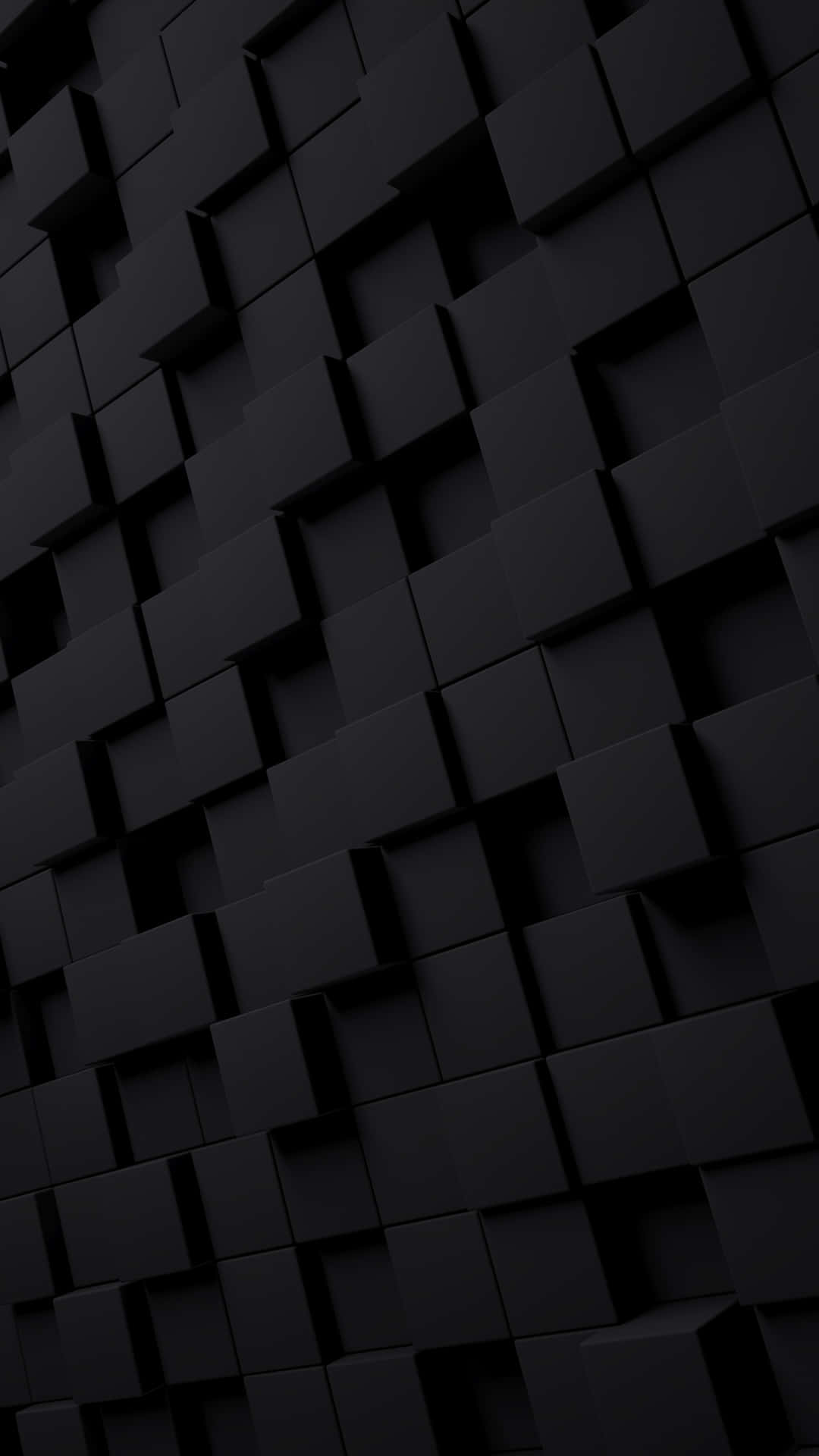 Abstract Black Cubes3 D Wallpaper Wallpaper