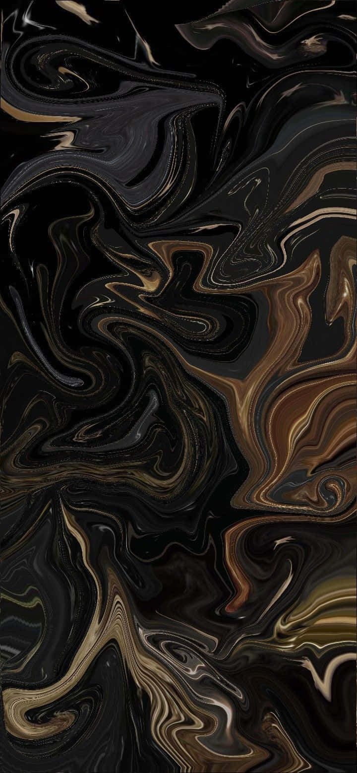 Abstract_ Black_ Gold_ Marble_ Texture Wallpaper