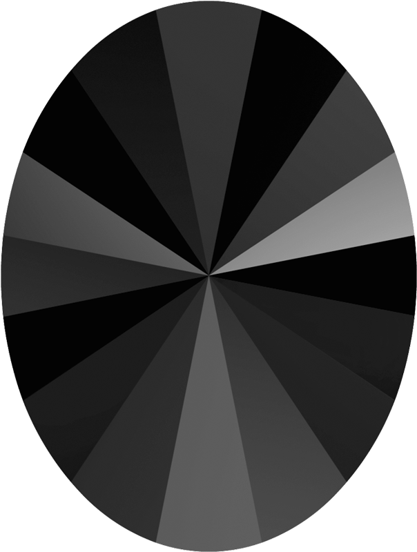 Abstract Black Gradient Circle PNG