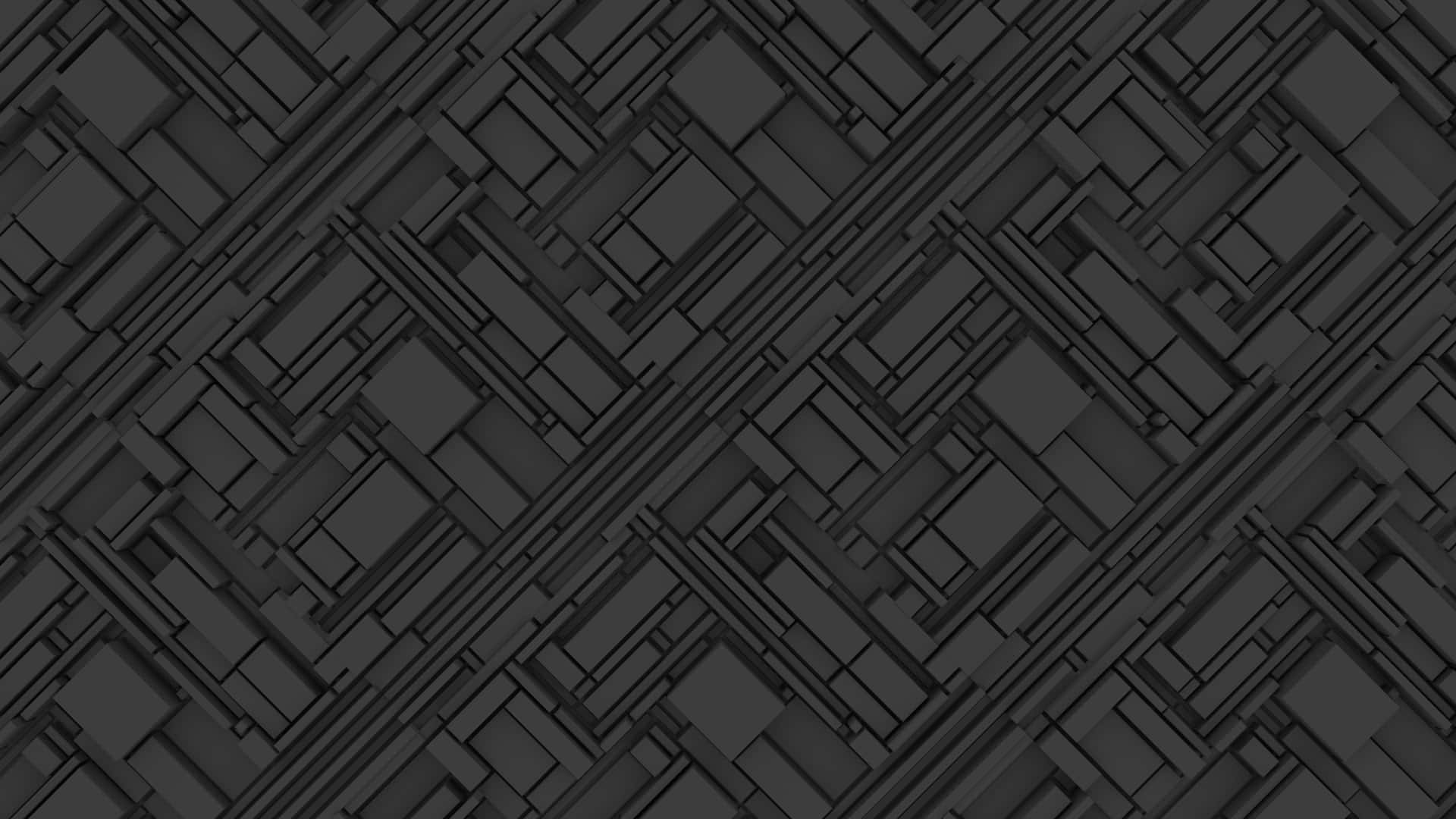 Abstract Black Grey Geometric Pattern Wallpaper