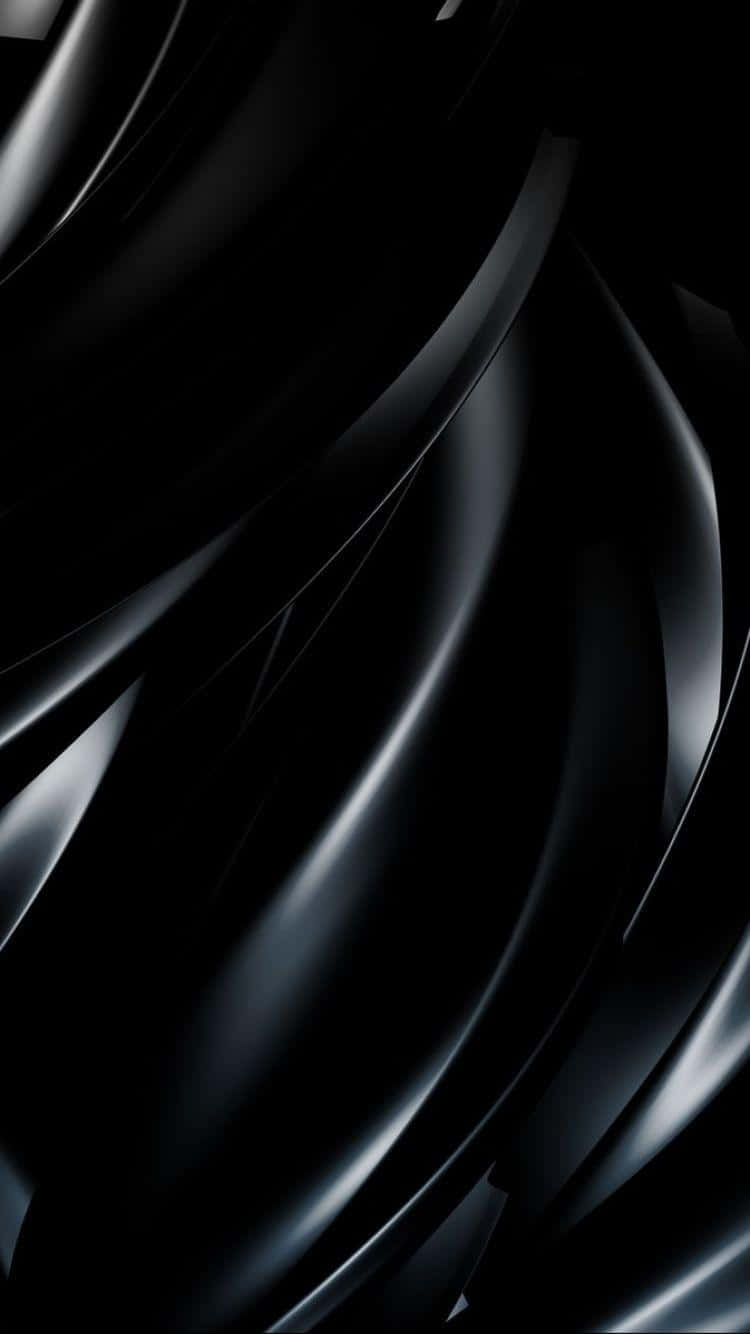 Abstract Black Grey Swirls Wallpaper