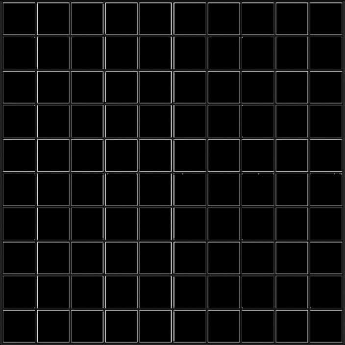 Abstract Black Grid Overlay PNG