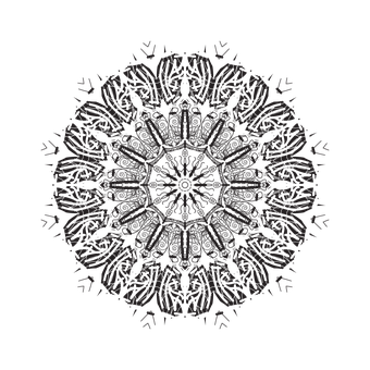 Abstract_ Black_ Mandala_ Pattern PNG