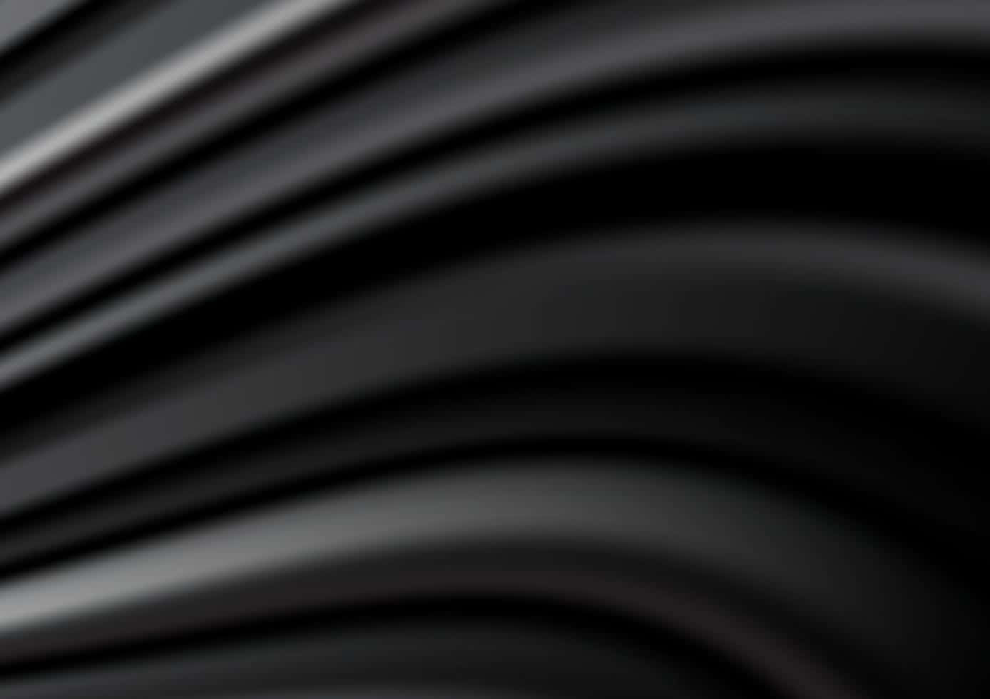 Abstract Black Silk Waves Wallpaper