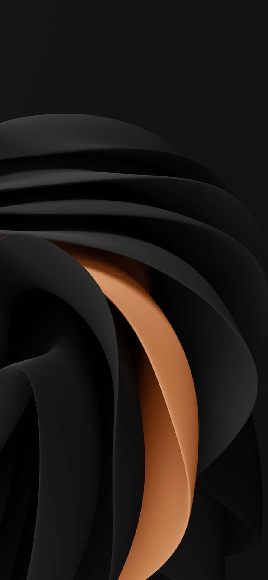 Abstract Blackand Copper Design Wallpaper