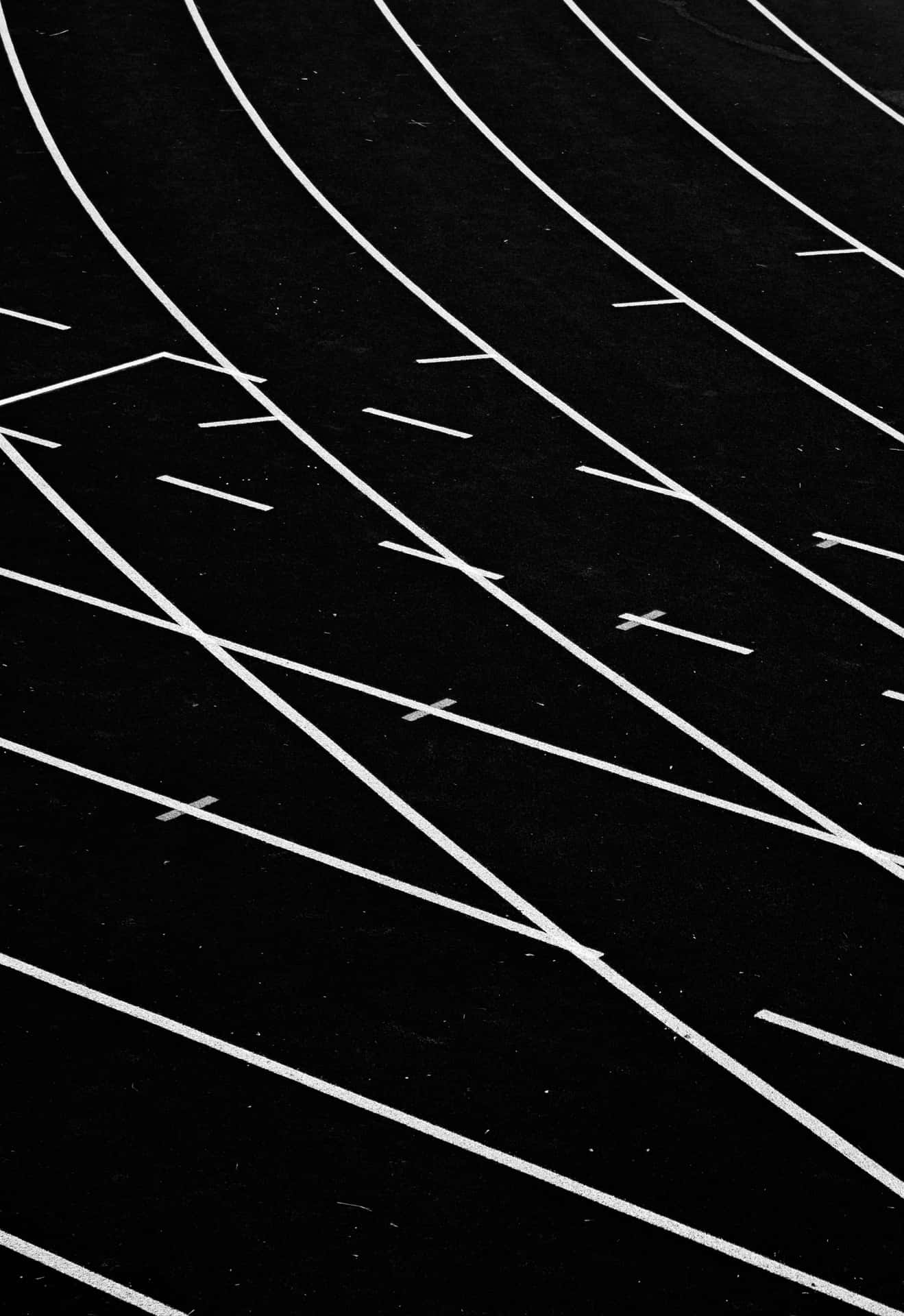 Abstract Blackand White Curves Wallpaper
