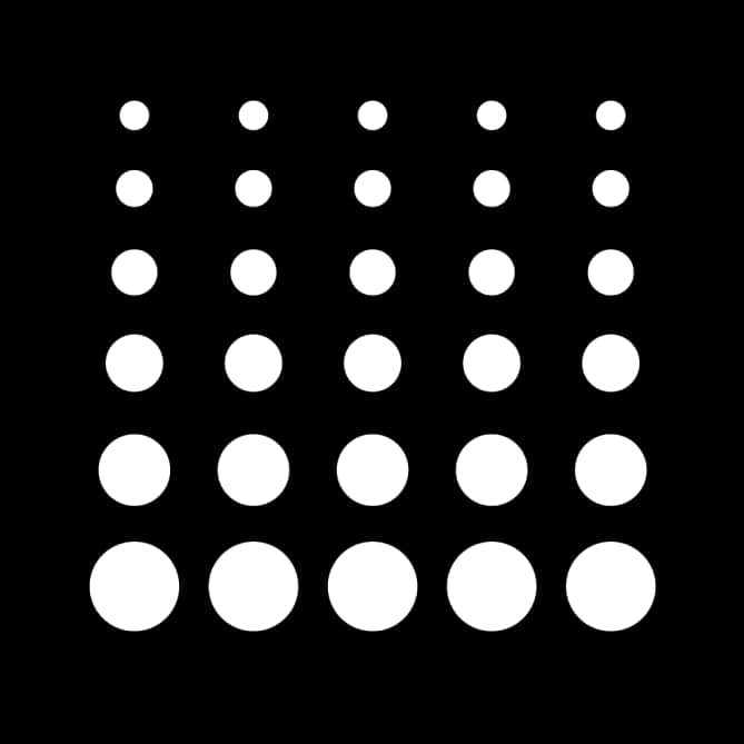 Abstract Blackand White Dot Pattern PNG