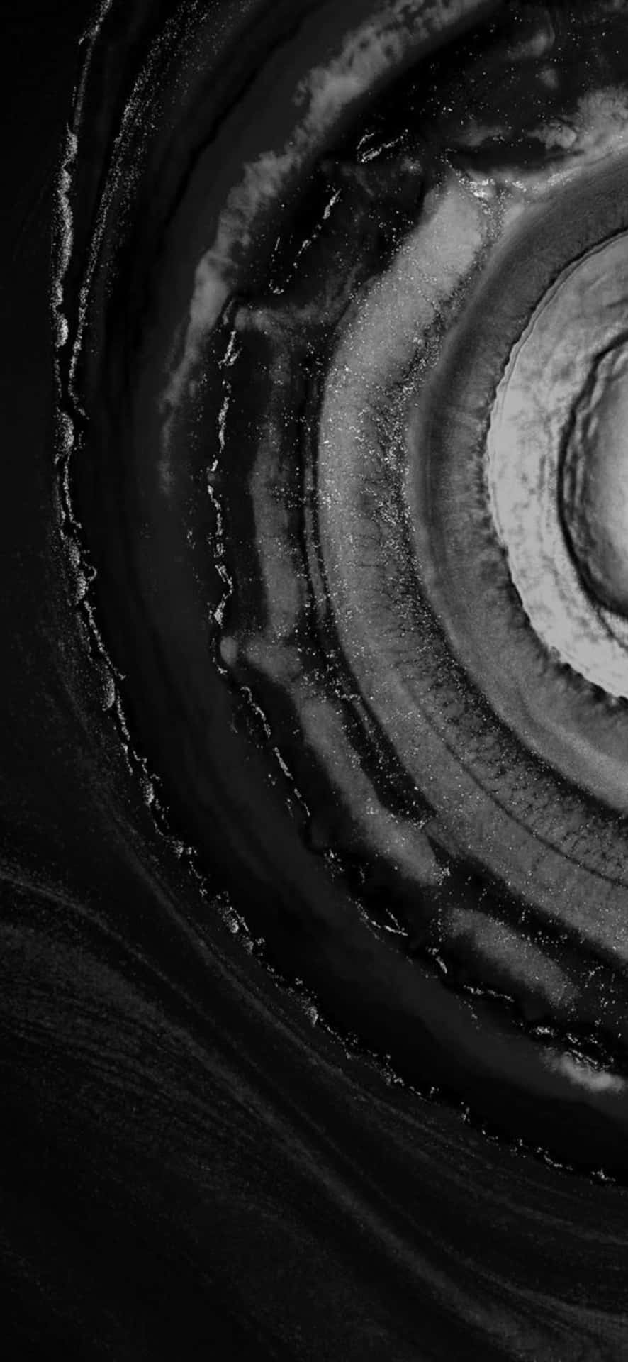 Abstract Blackand White Ripple Texture Wallpaper