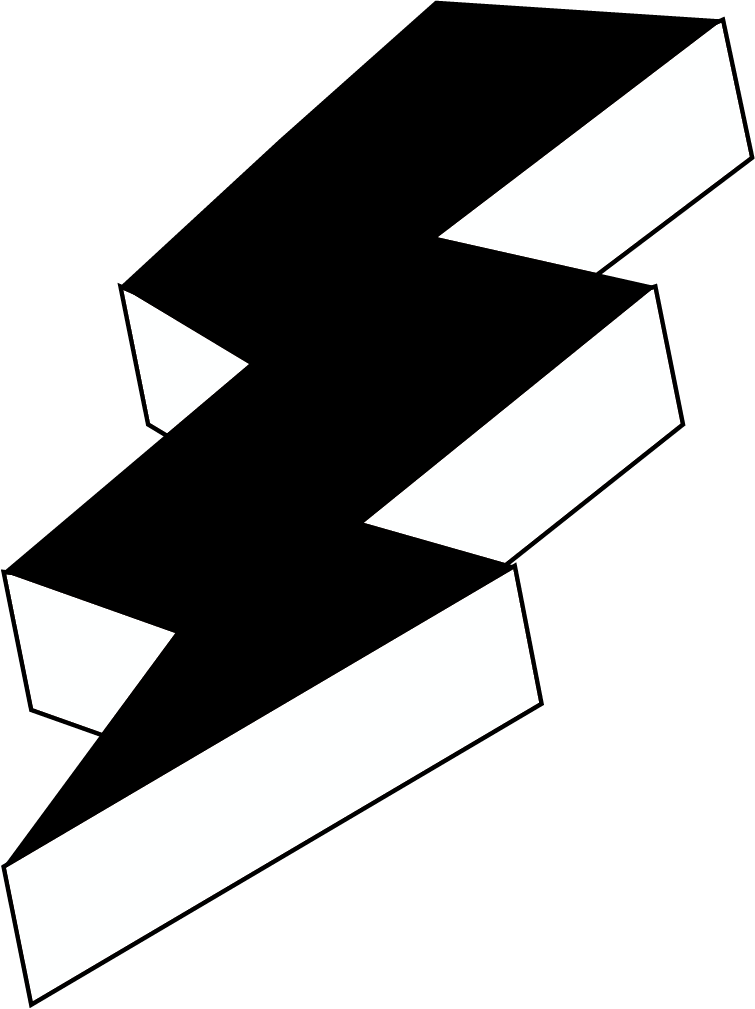 Abstract Blackand White Shape PNG