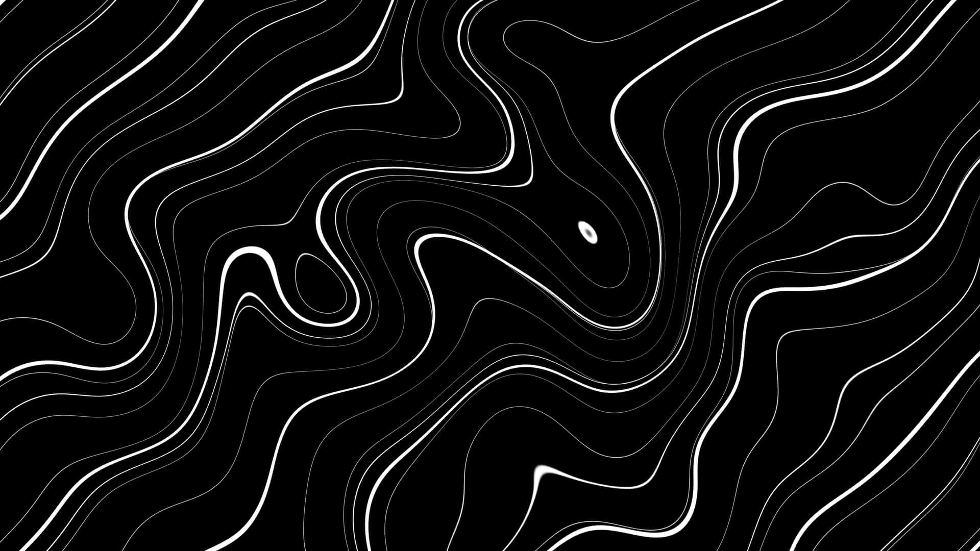 Abstract Blackand White Wave Pattern4 K Wallpaper