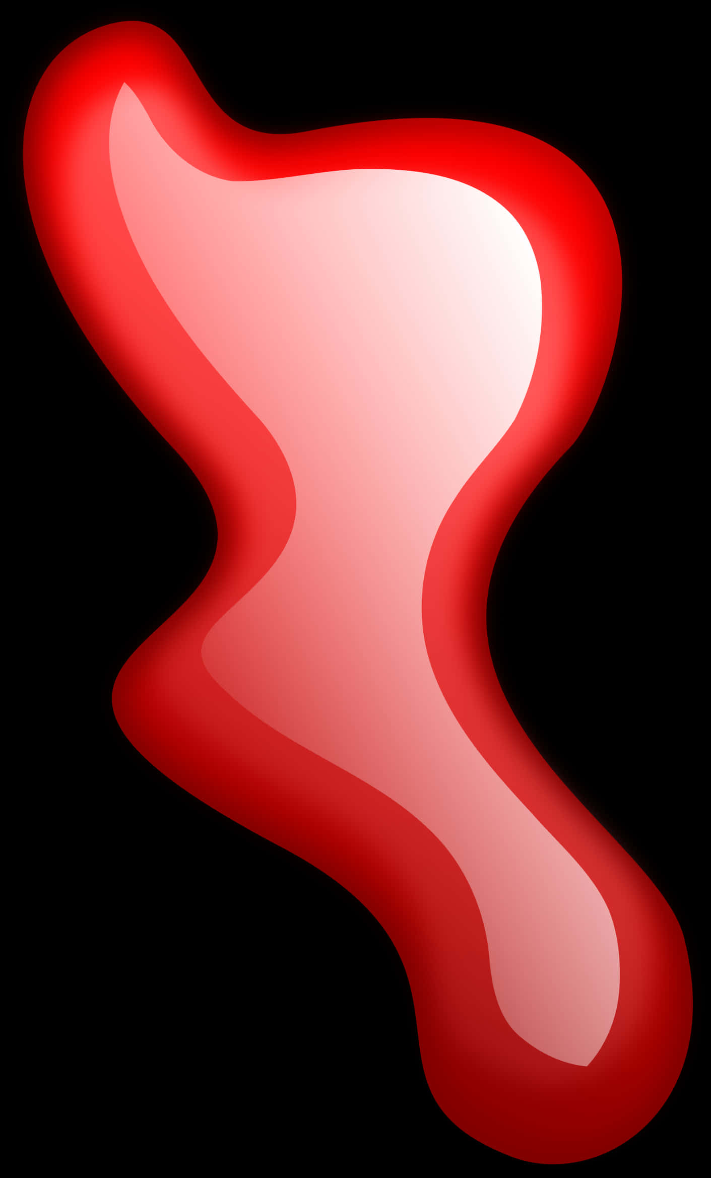 Abstract Blood Drop Illustration PNG