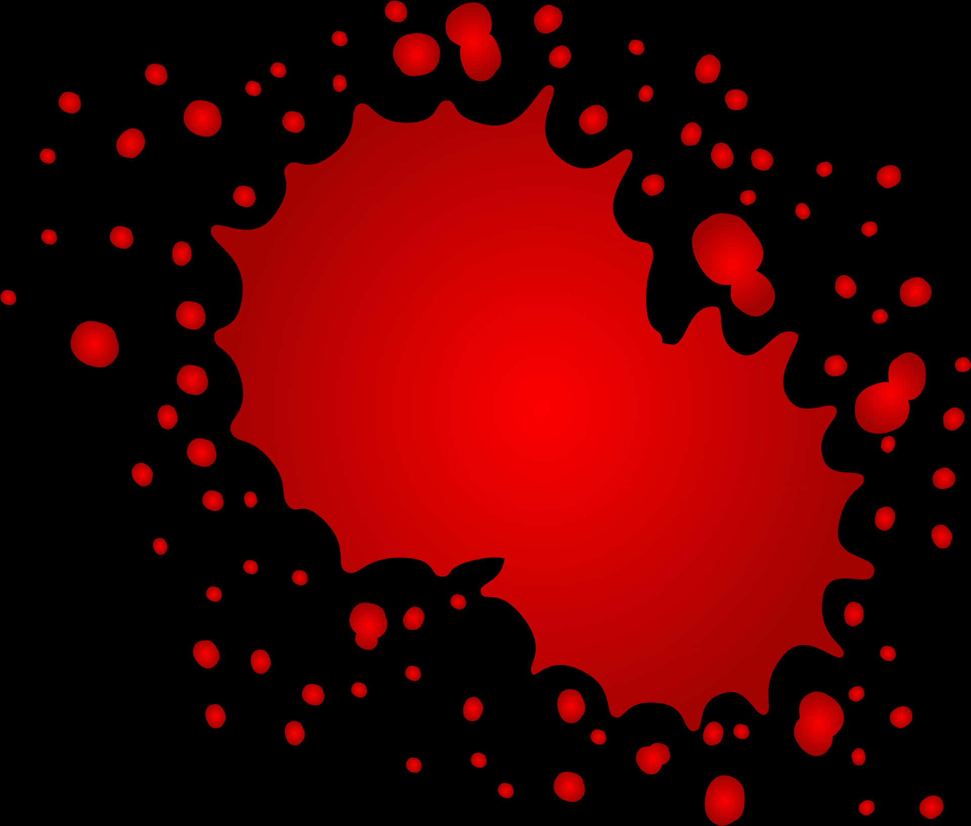 Abstract Blood Splatter Background PNG