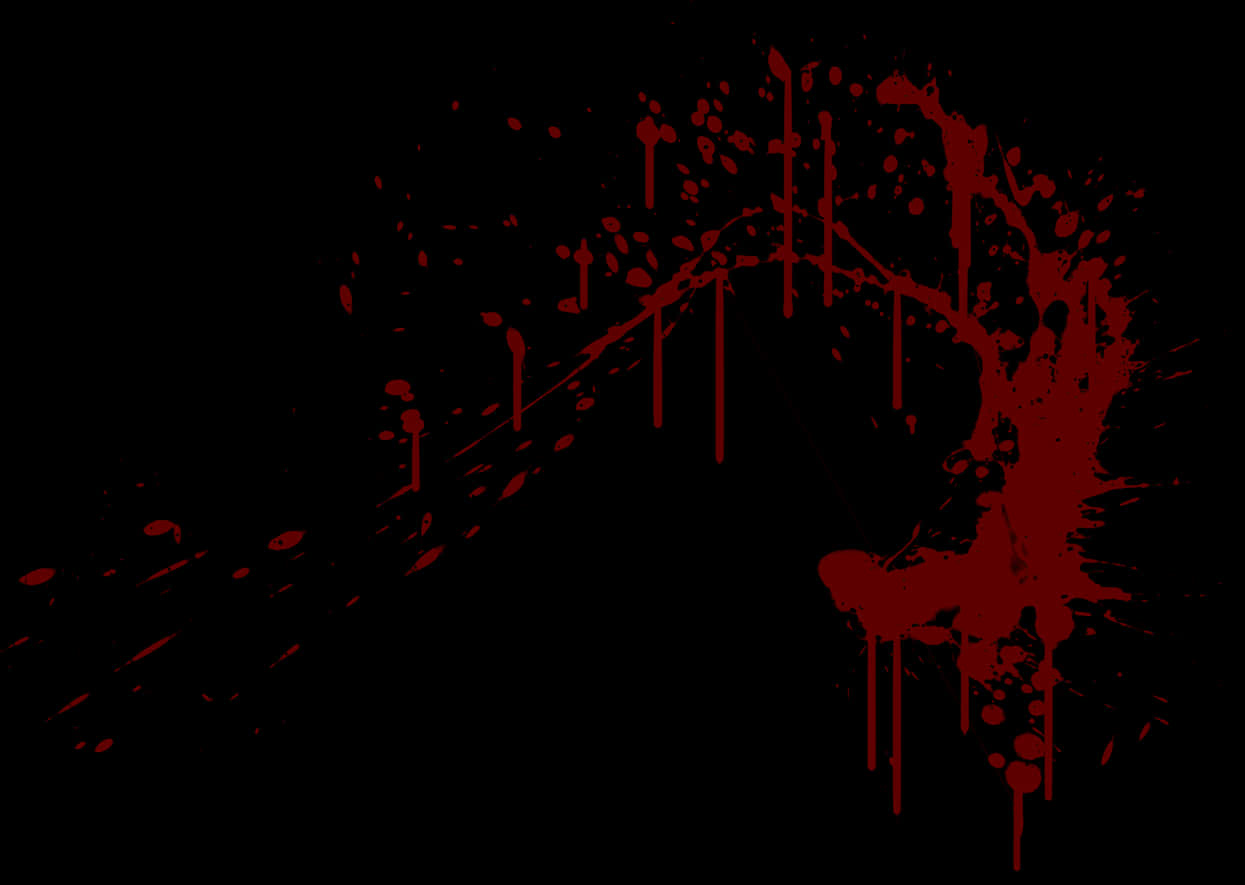 Abstract Blood Splatter Background PNG
