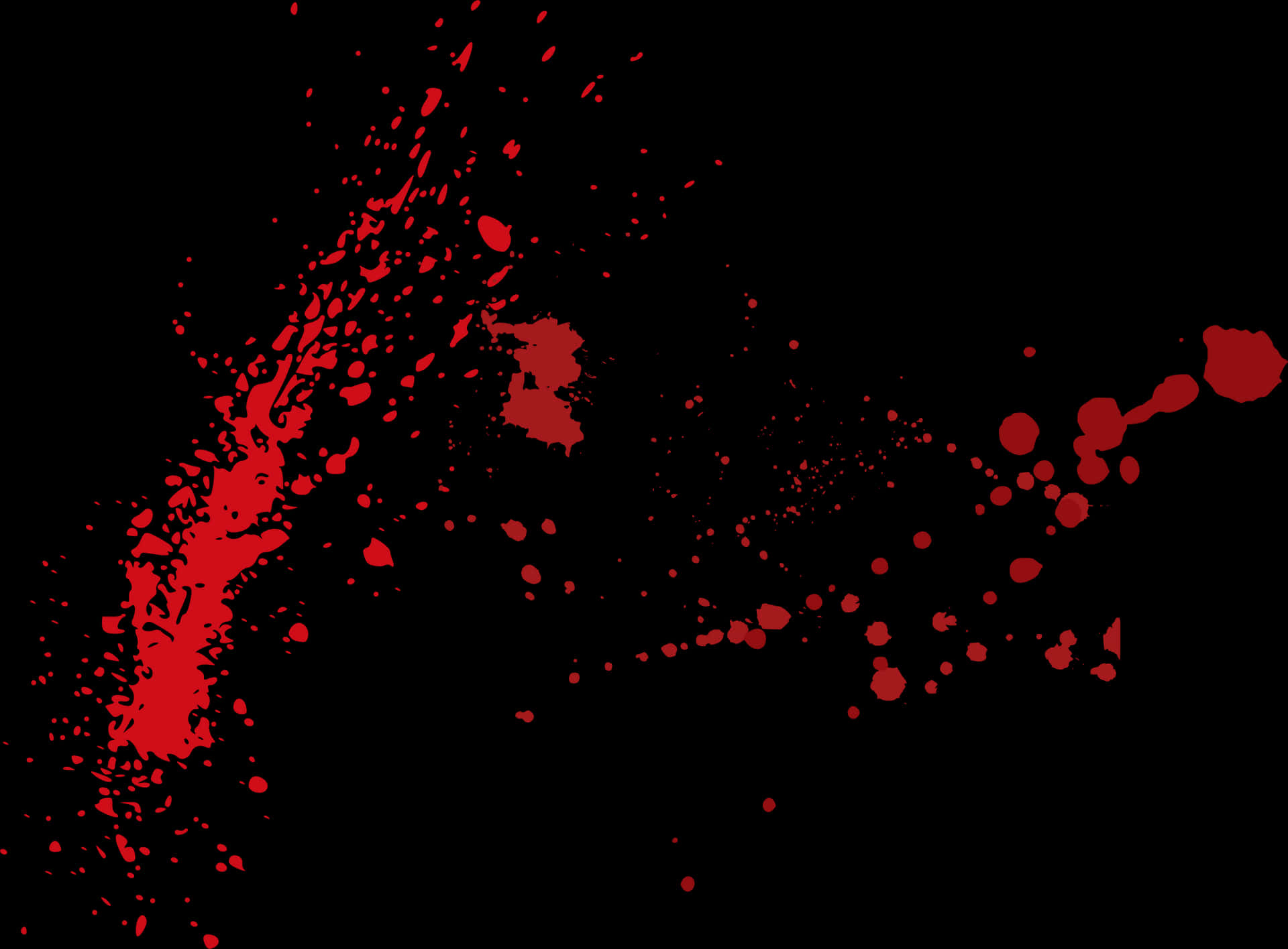 Abstract Blood Splatter Pattern PNG