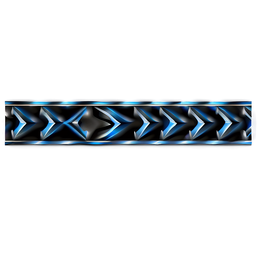 Abstract Blue Arrow Pattern PNG