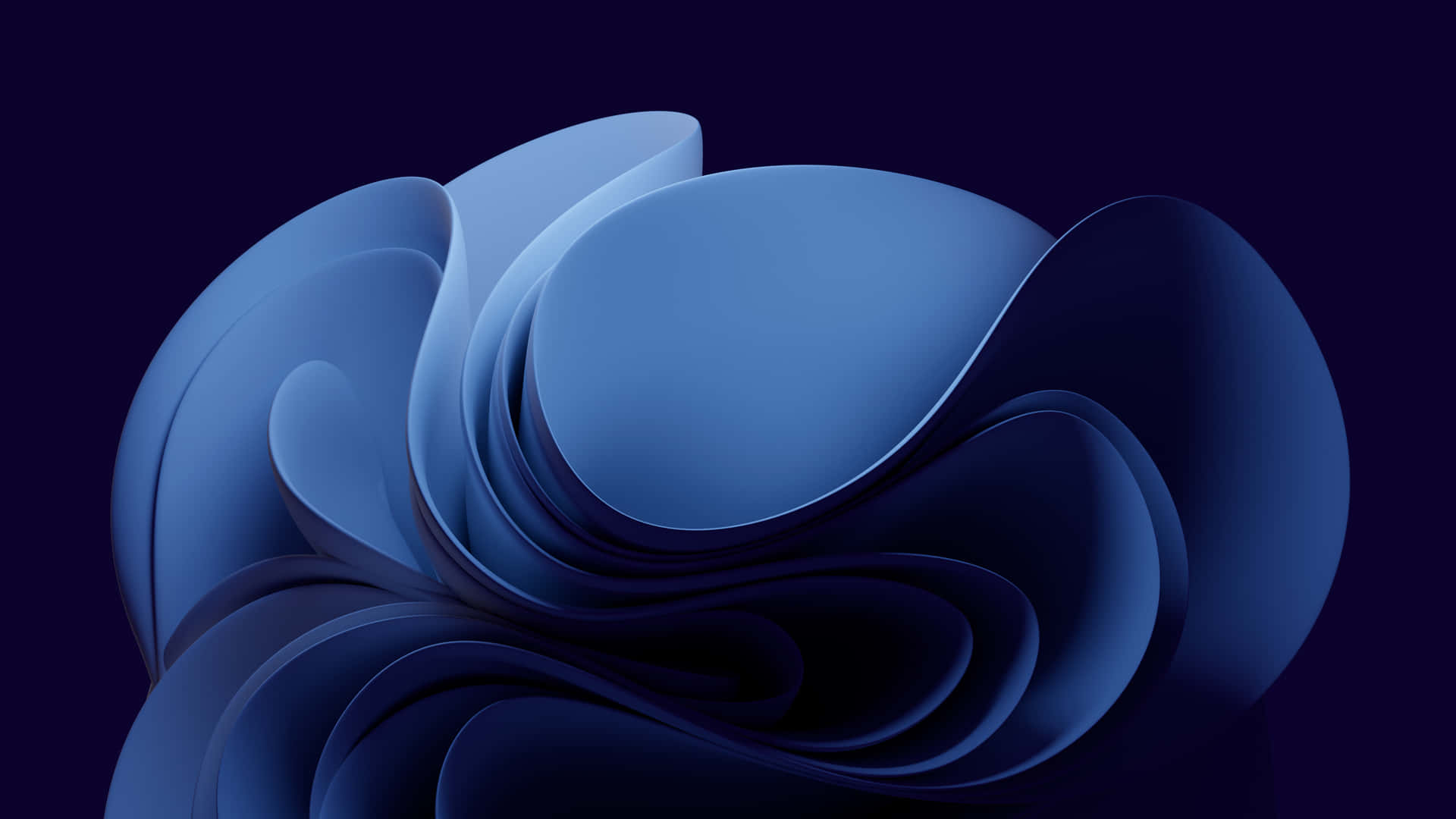 Abstract Blue Digital Illustration