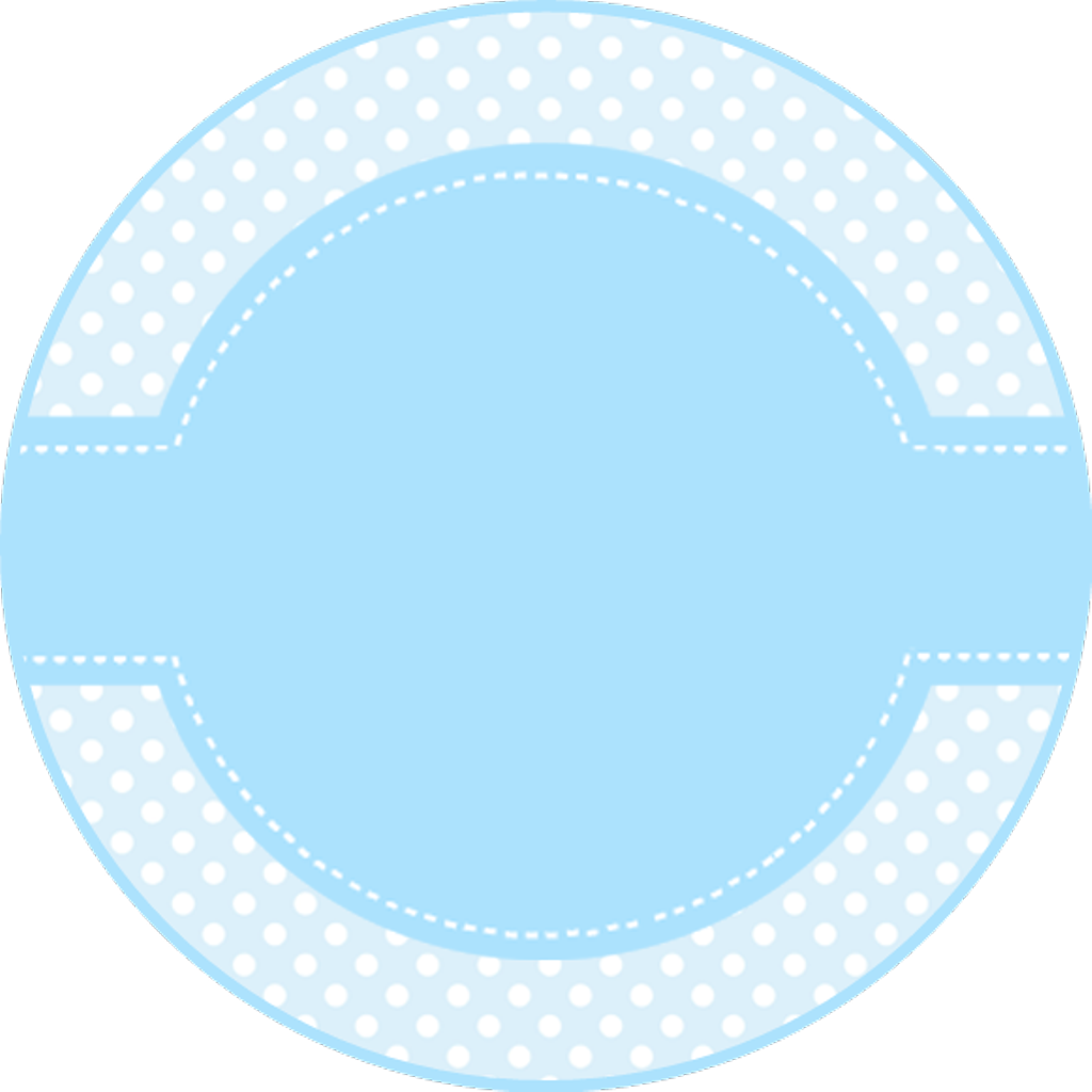 Abstract Blue Circle Design PNG