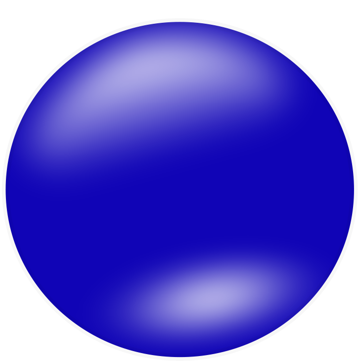 Abstract Blue Circle Gradient PNG