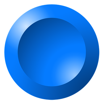Abstract Blue Circle Gradient PNG