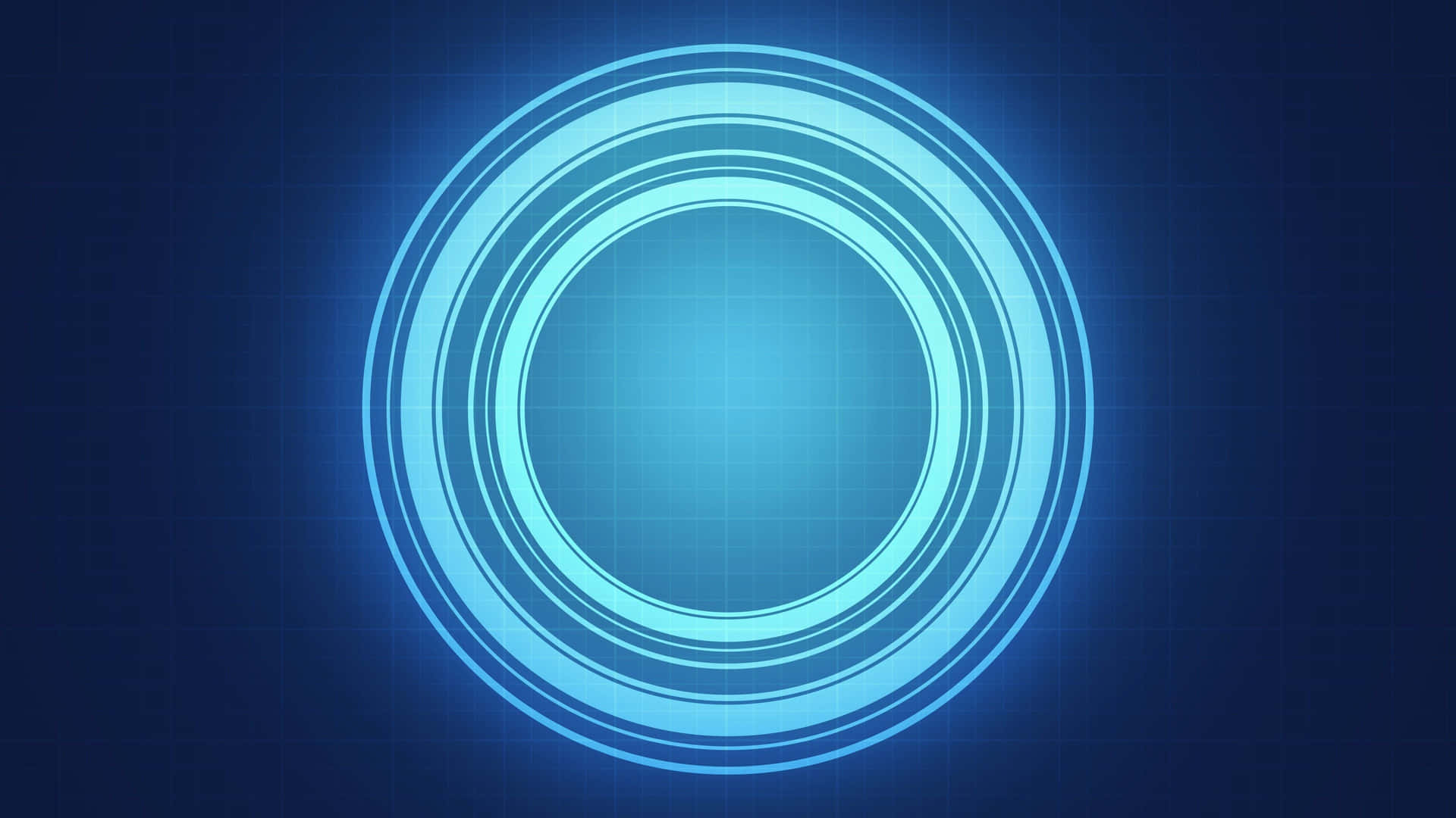 Abstract Blue Circles Background Wallpaper