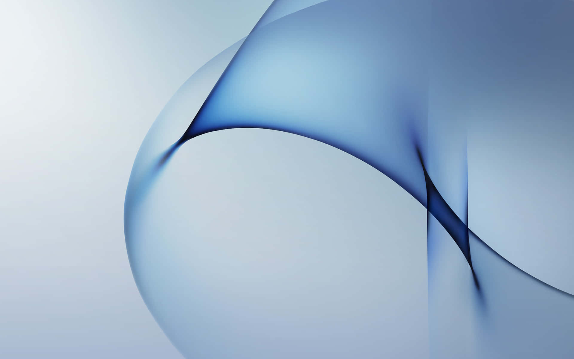 Abstract_ Blue_ Curves_ Background Wallpaper