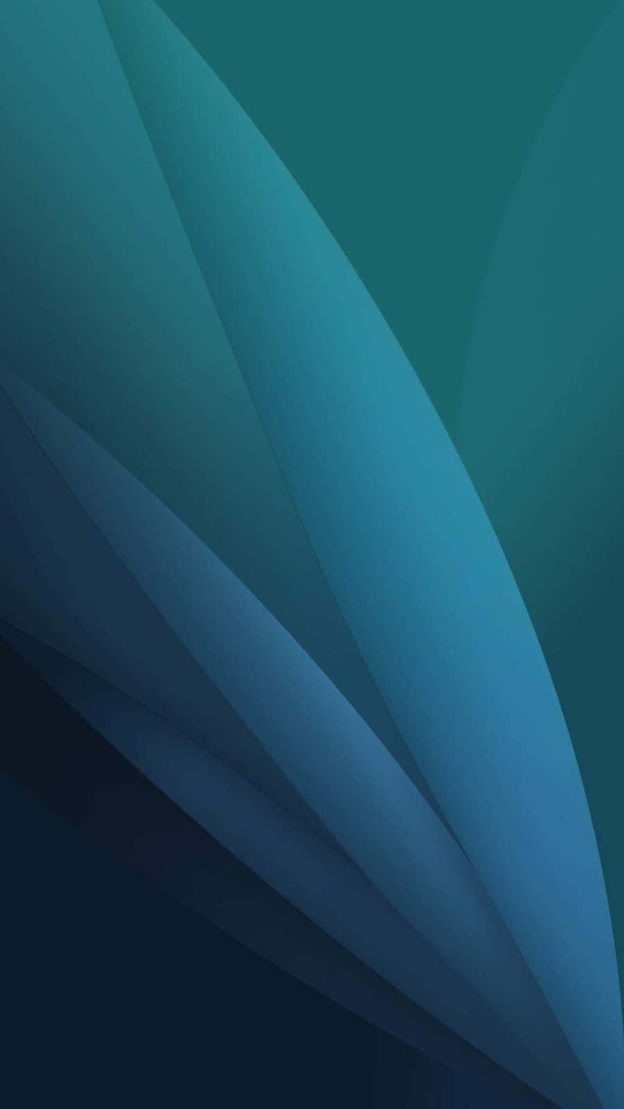 Abstract Blue Curves Background Wallpaper