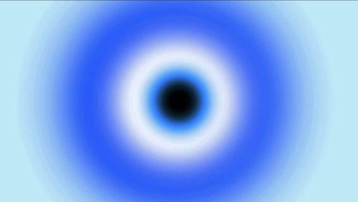 Abstract Blue Eye Blur Background Wallpaper