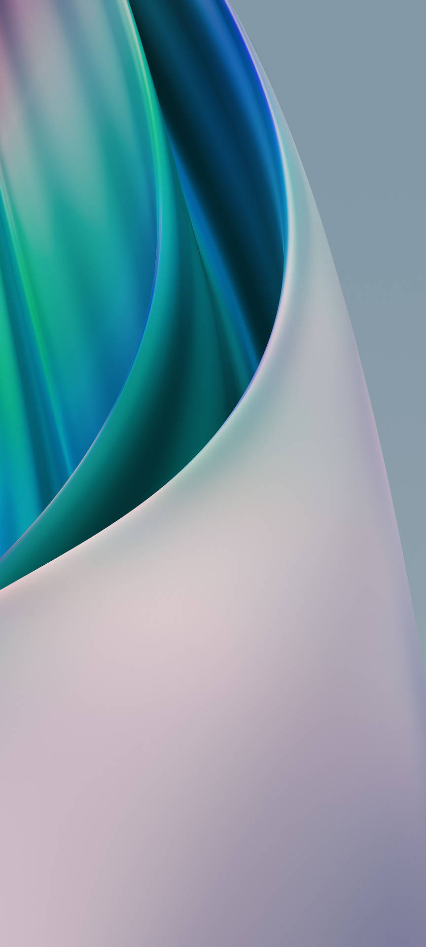 Abstract Blue-Green Gradient OnePlus 9R Wallpaper