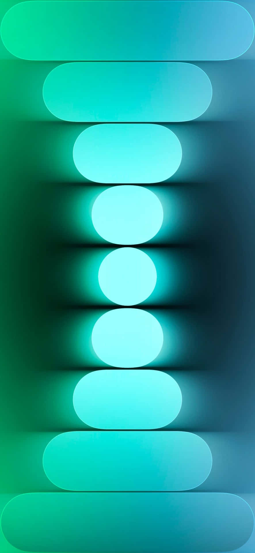 Abstract Blue Green Light Background Wallpaper