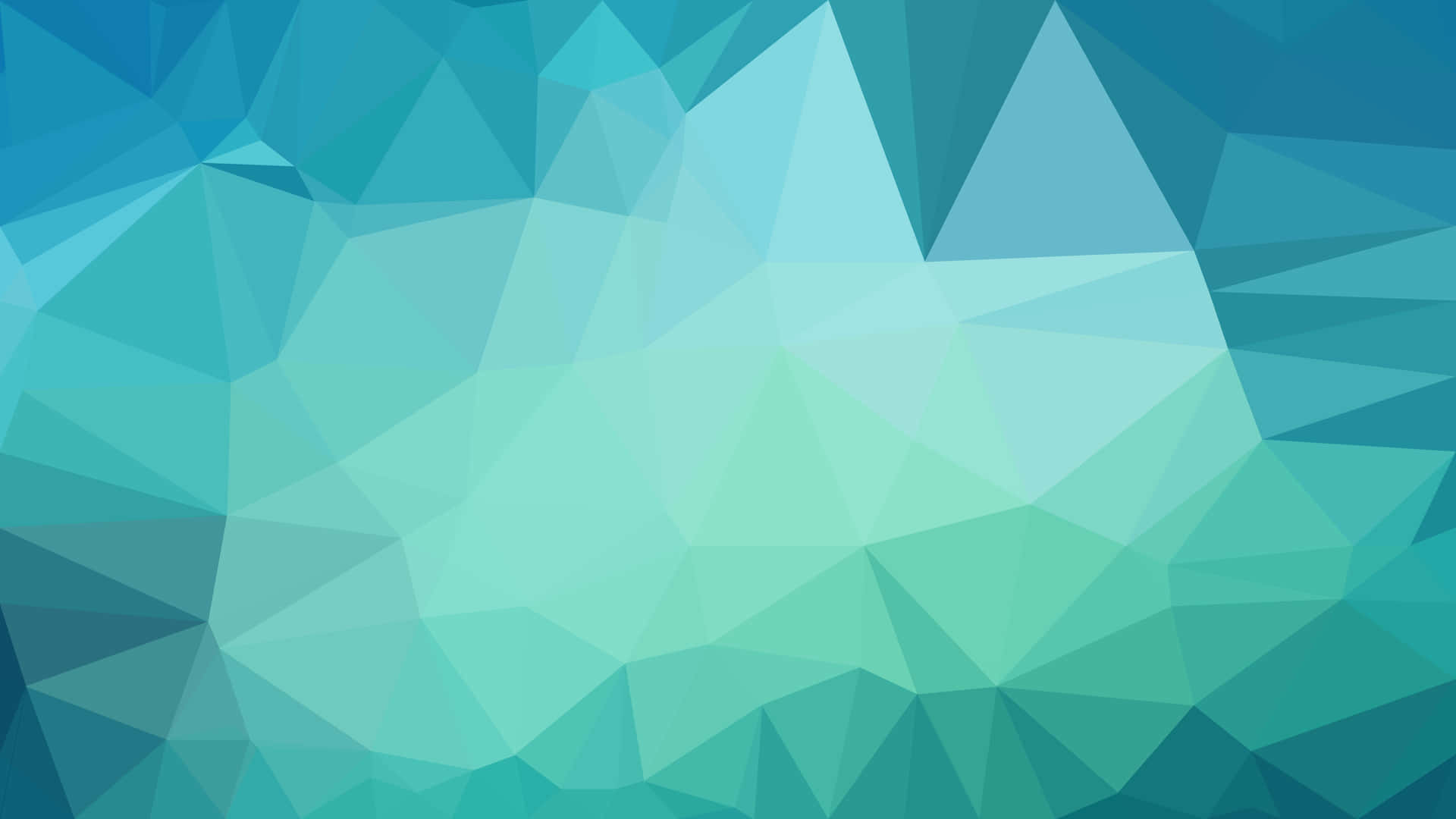 Abstract Blue Green Polygon Background Wallpaper