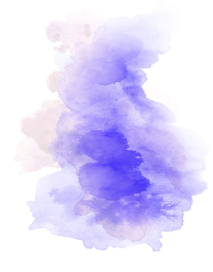 Abstract Blue Ink Explosion PNG