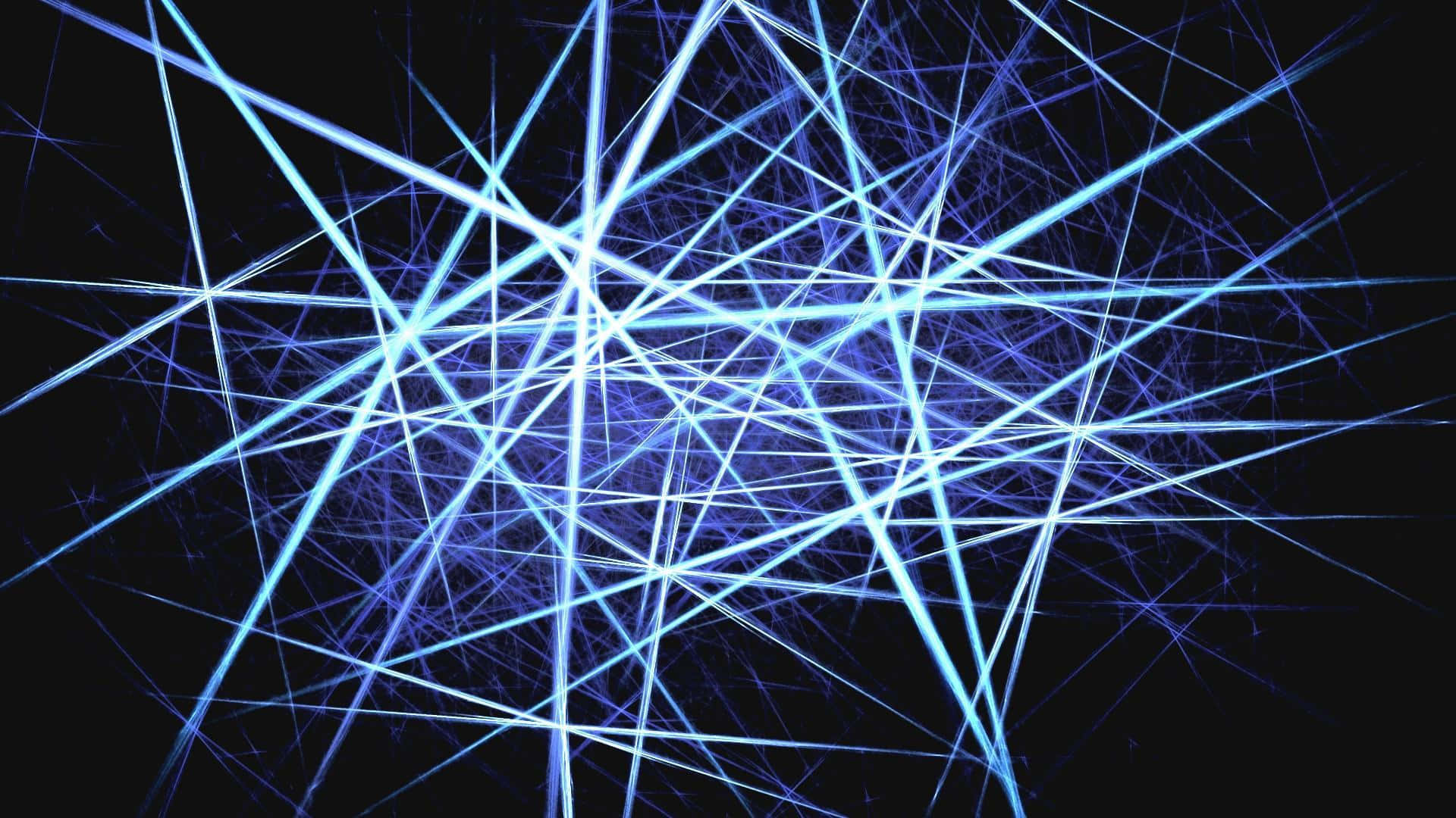 Abstract Blue Laser Light Network.jpg Wallpaper