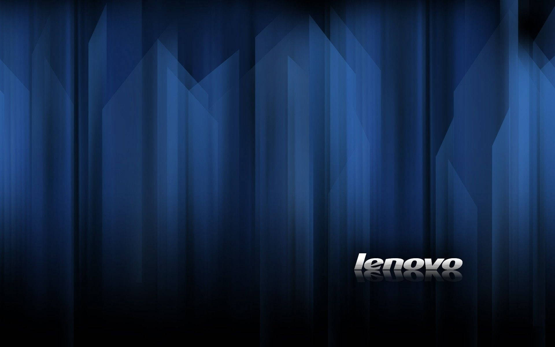 Abstraktblå Lenovo Officiell Wallpaper