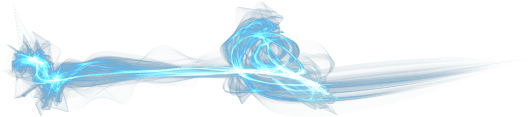 Abstract Blue Light Energy Wave PNG