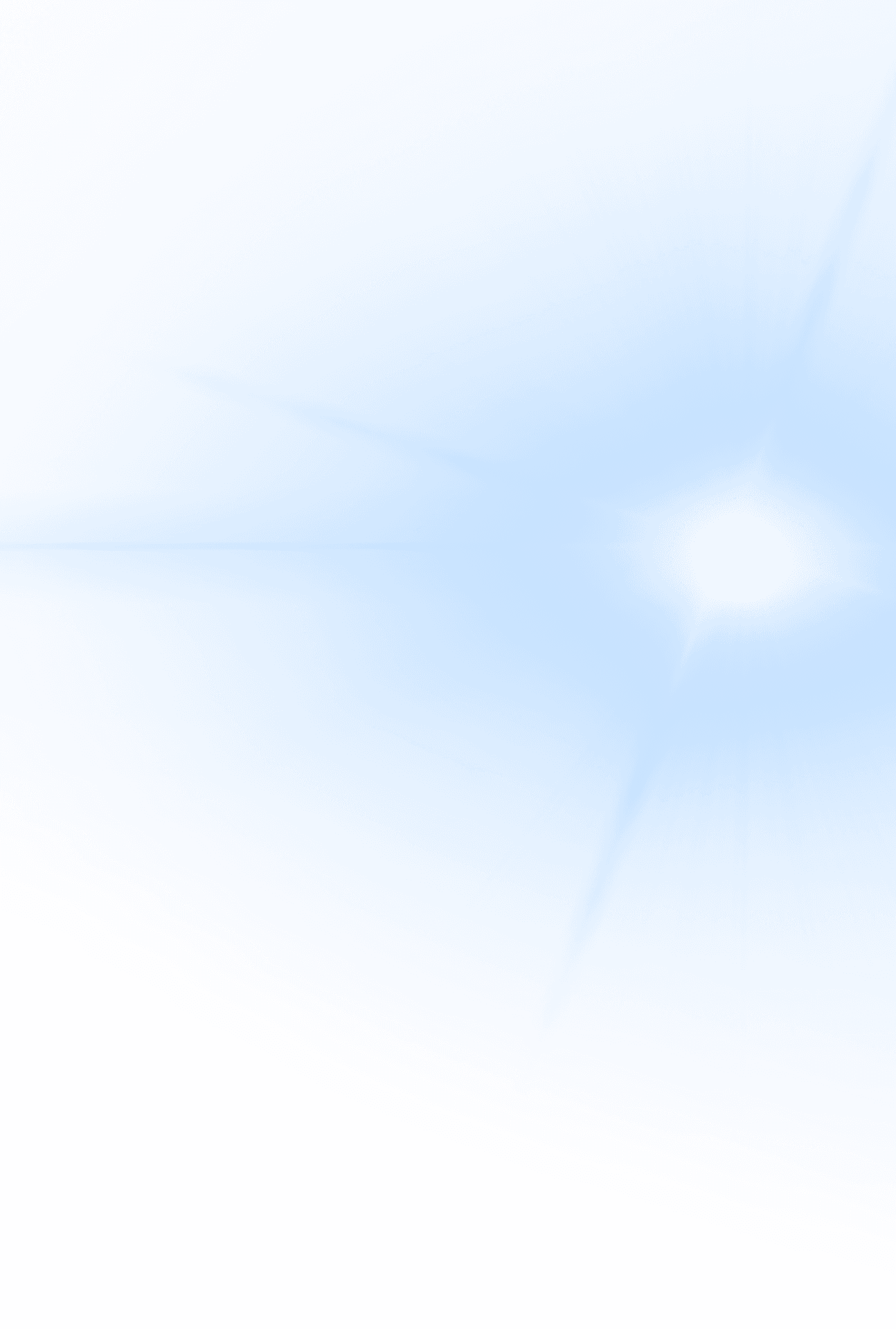 Abstract Blue Light Flare PNG