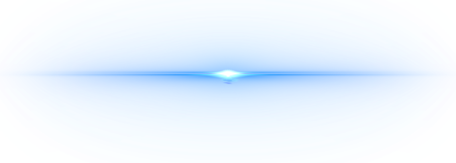 Abstract Blue Light Flare PNG