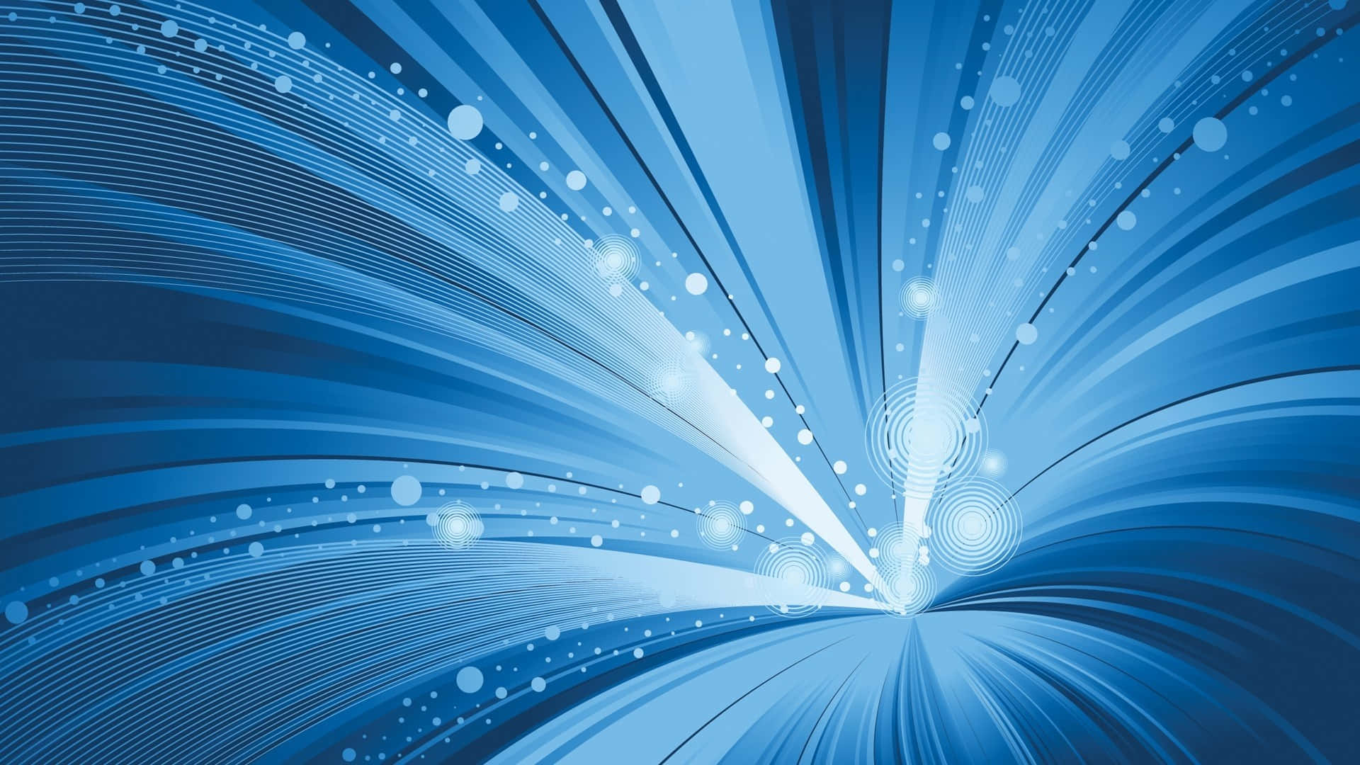 Abstract Blue Light Rays Background PNG