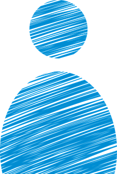 Abstract Blue Lines Icon PNG