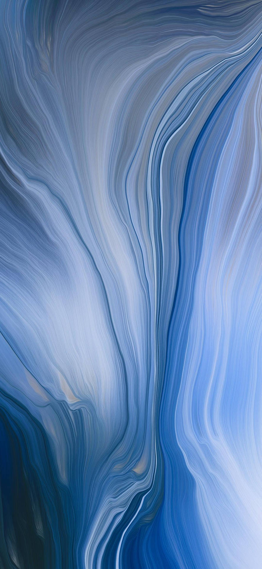 Abstract Blue Marble Oppo A5s Wallpaper