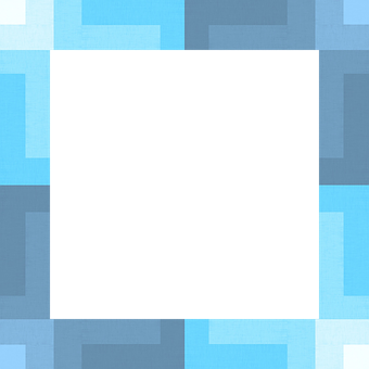 Abstract Blue Pixel Art Background PNG