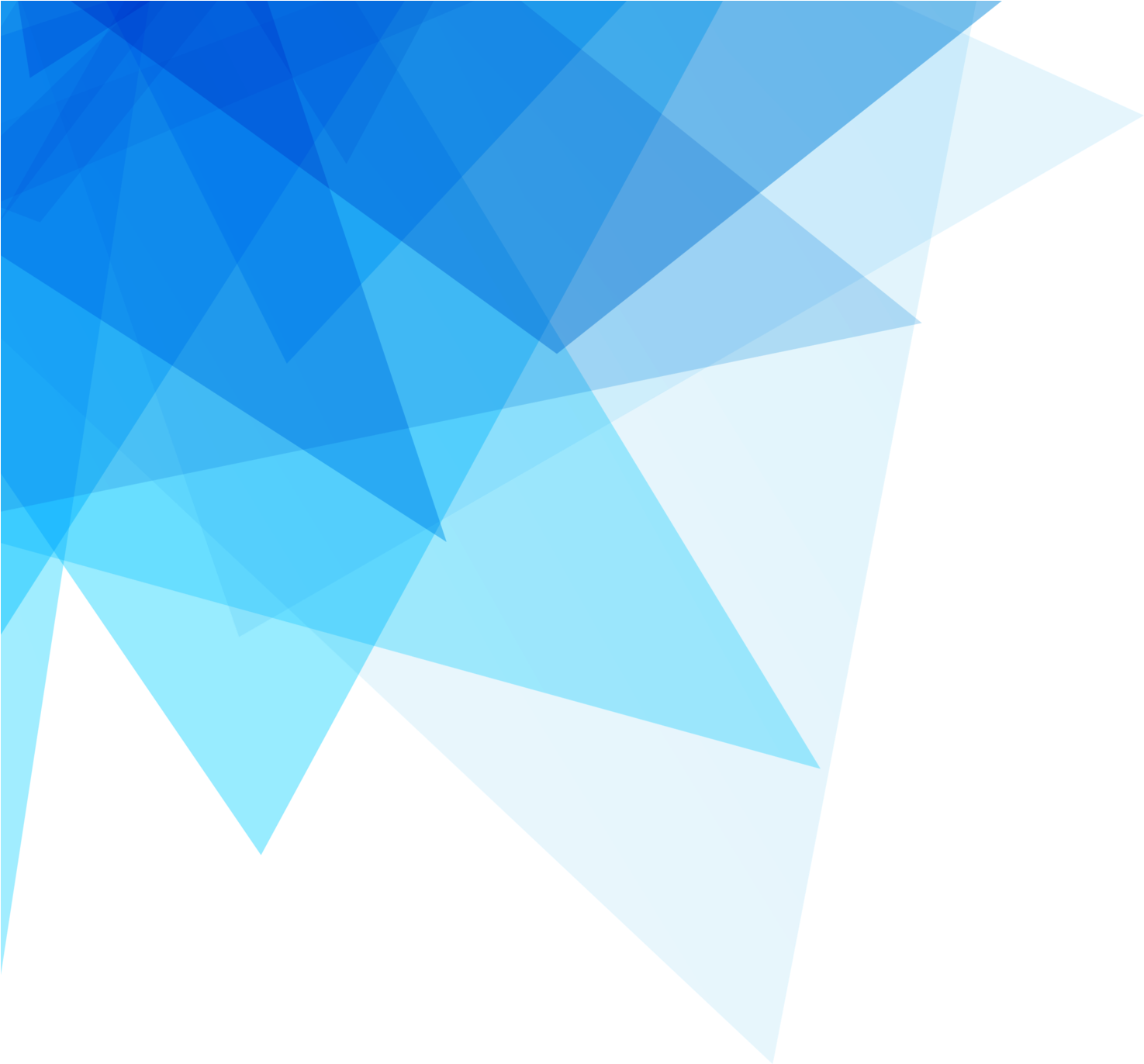 Abstract Blue Polygonal Background PNG
