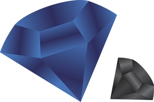 Abstract Blue Polygons PNG