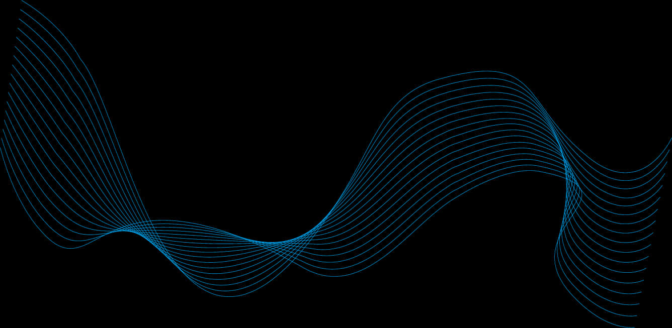 Download Abstract Blue Sine Wave Pattern | Wallpapers.com